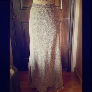 Leopard Maxi Skirt